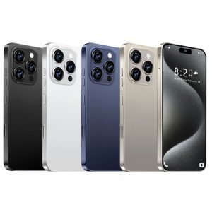 Unlocked 15 Pro Max 5G 8+256GB Smartphone Cell Phone Android 14 6000mAh